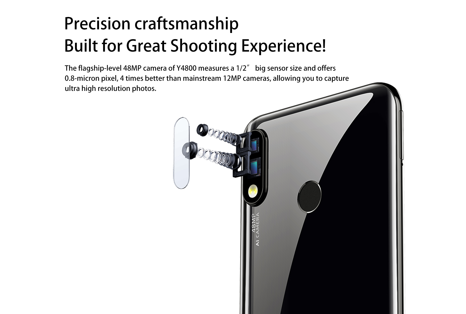 OUKITEL Y4800 - Octa Core Smartphone with 6GB RAM & 128GB Storage