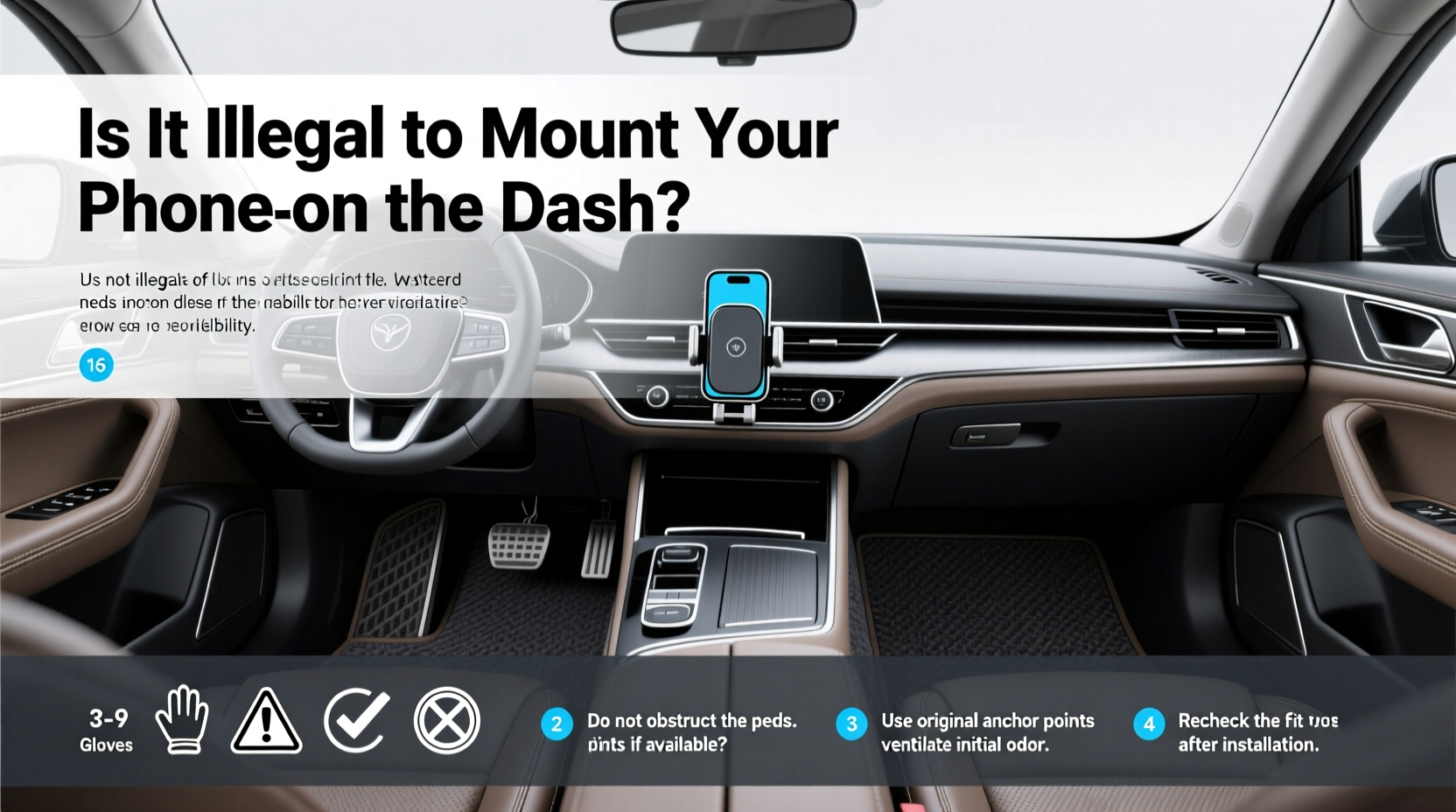 is it illegal to mount phone on dash buying guide