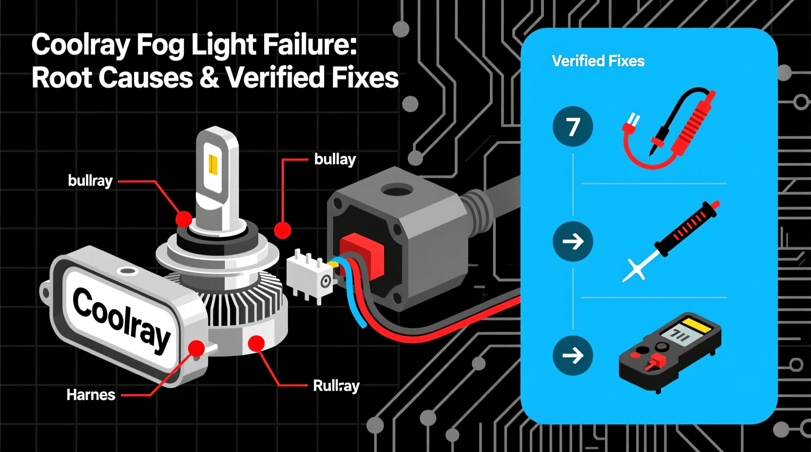 coolray fog light failure