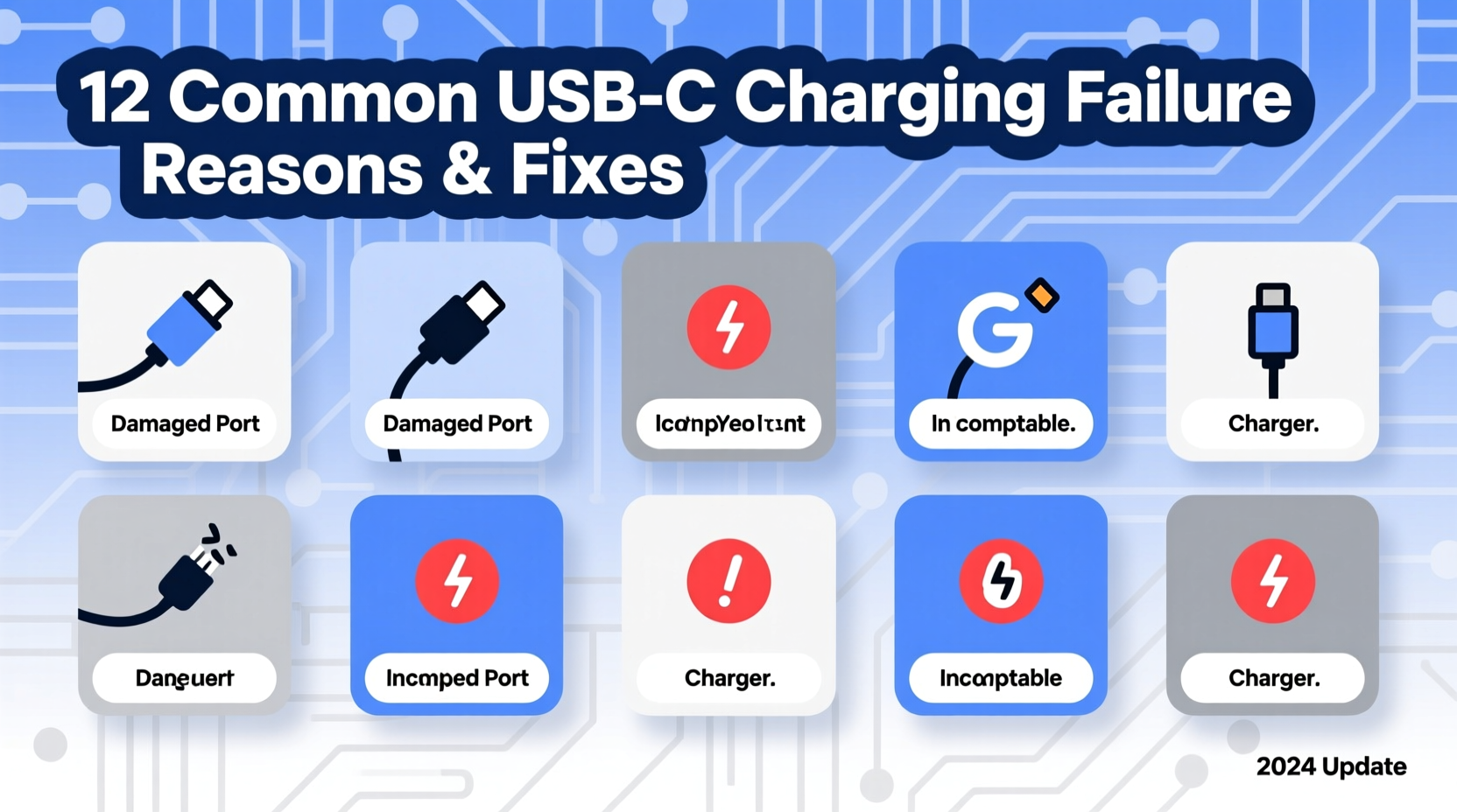 usb c charging failure reasons
