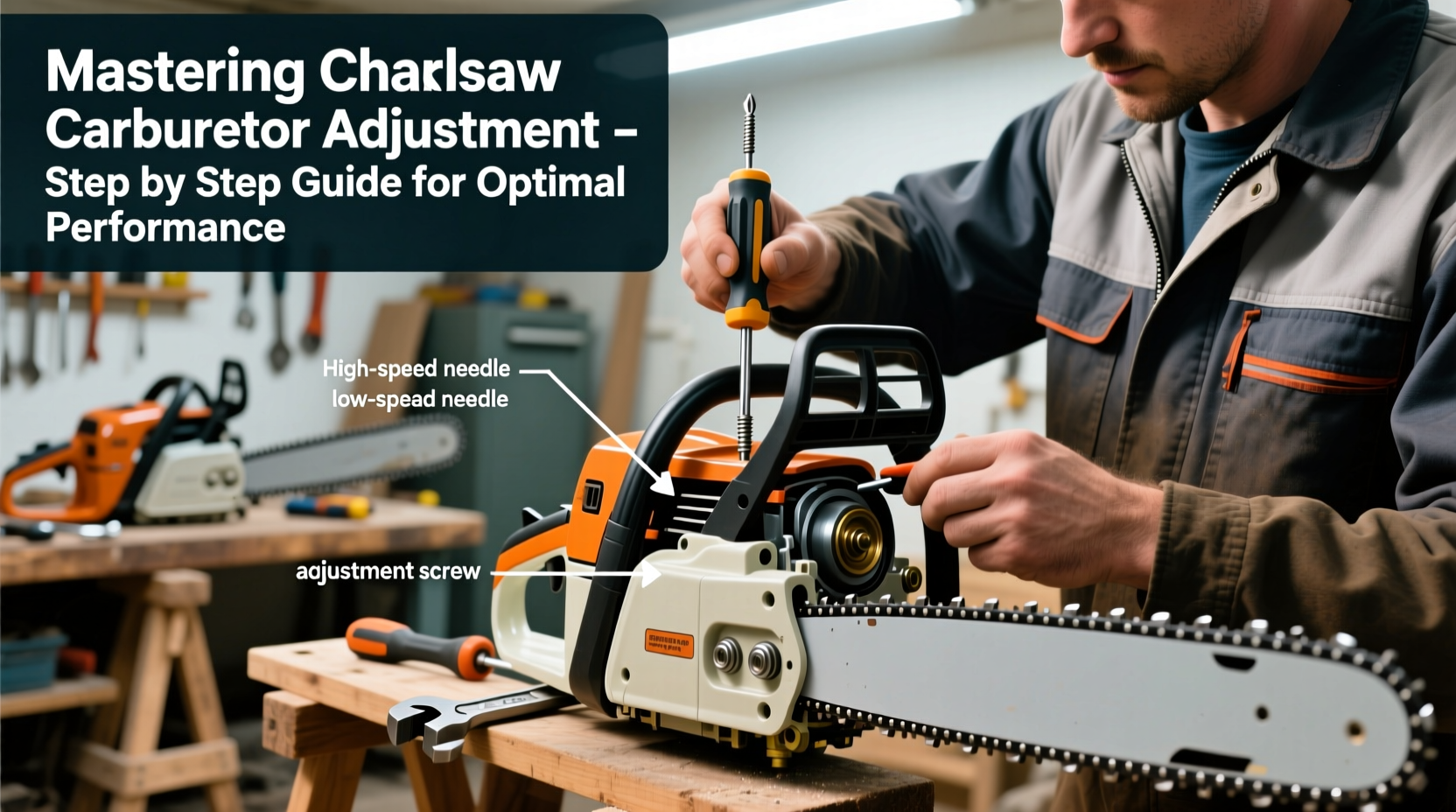 mastering chainsaw carburetor adjustment a step by step guide for optimal performance