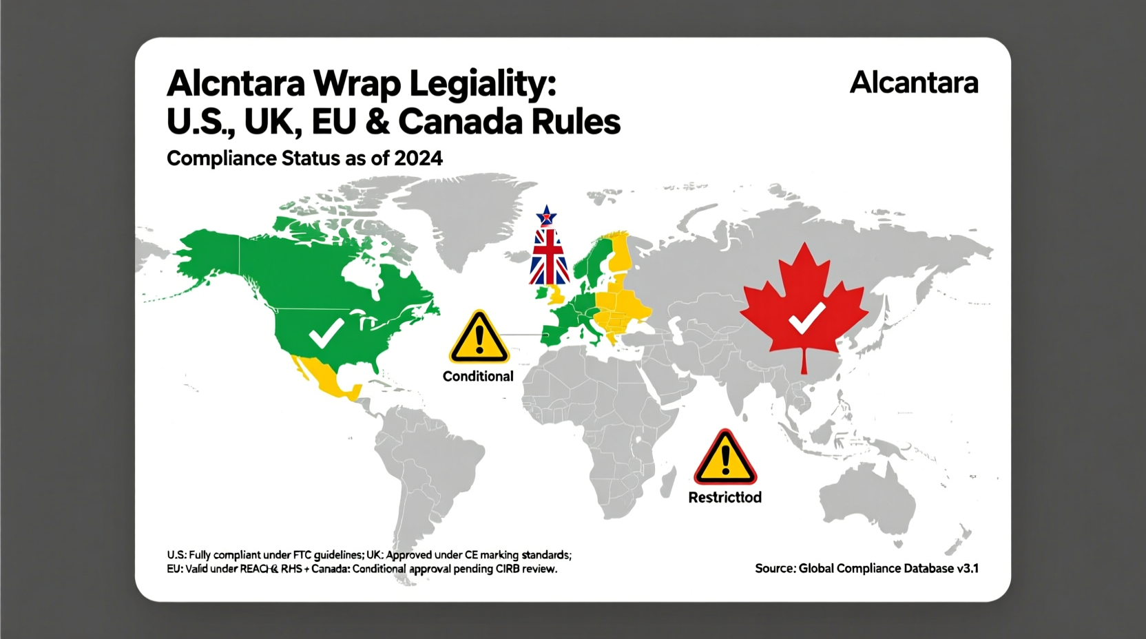 alcantara wrap legality