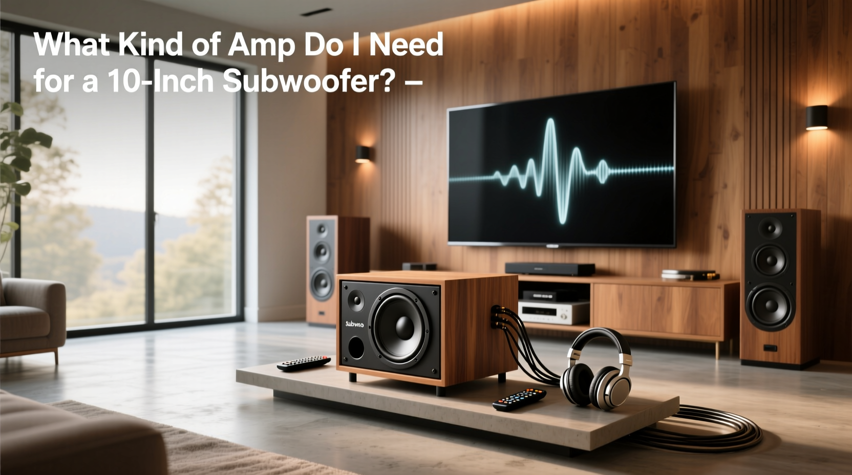 10 inch subwoofer amp match power impedance right