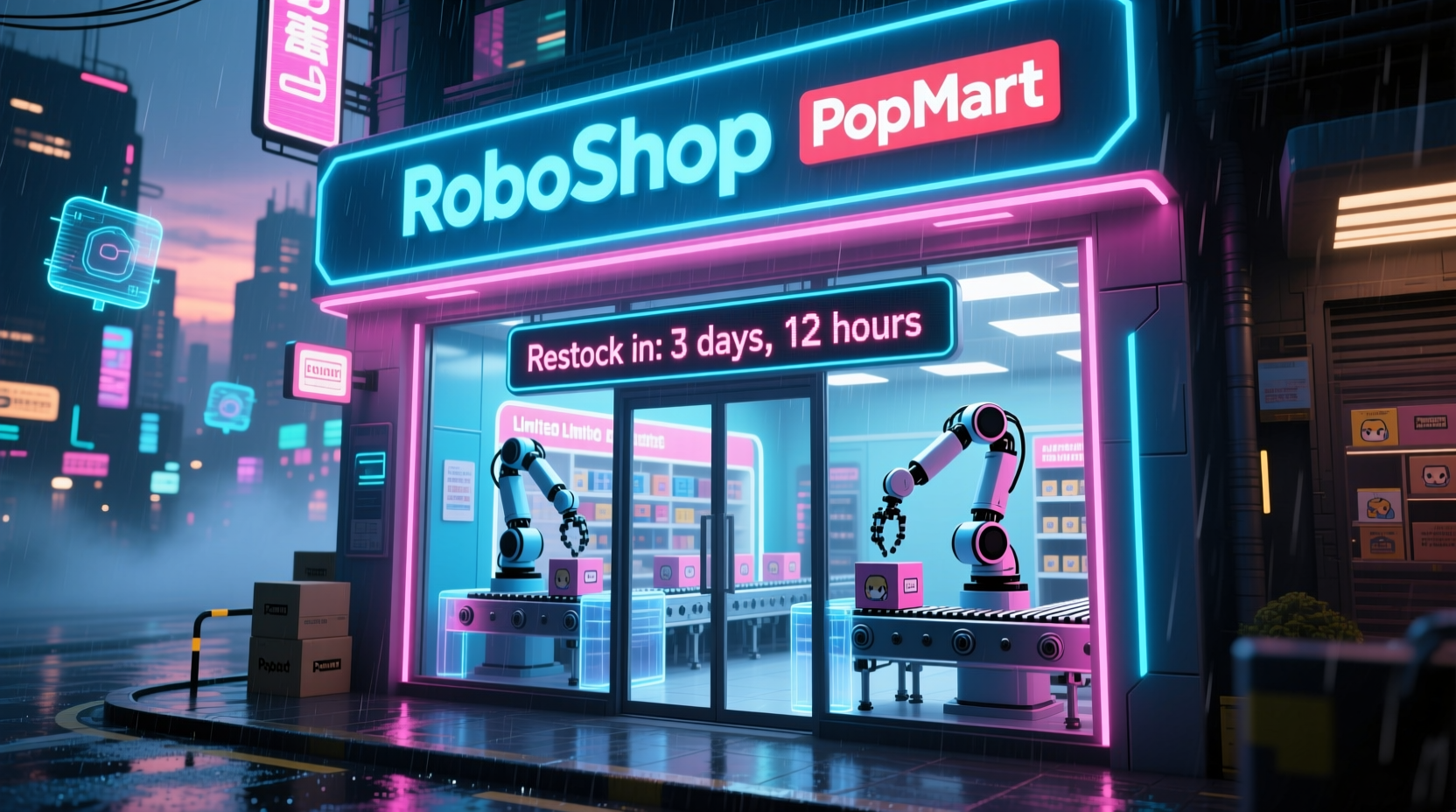 when does popmart roboshop restock