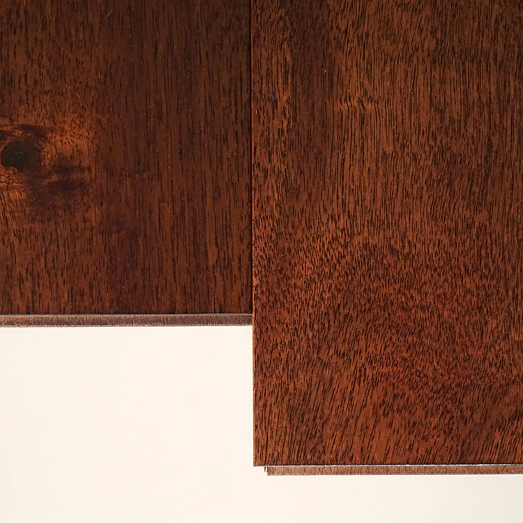 Big leaf acacia walnut color solid decking for living room