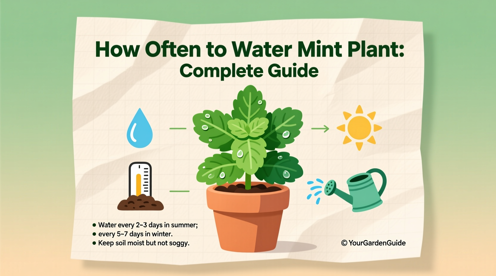 how often should i water my mint plant