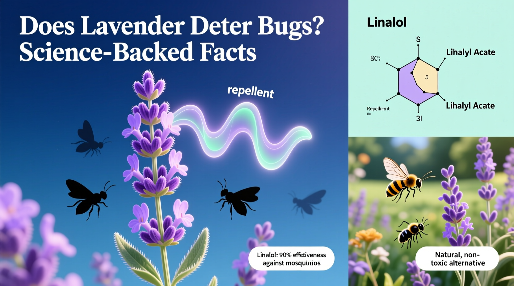 does lavender deter bugs