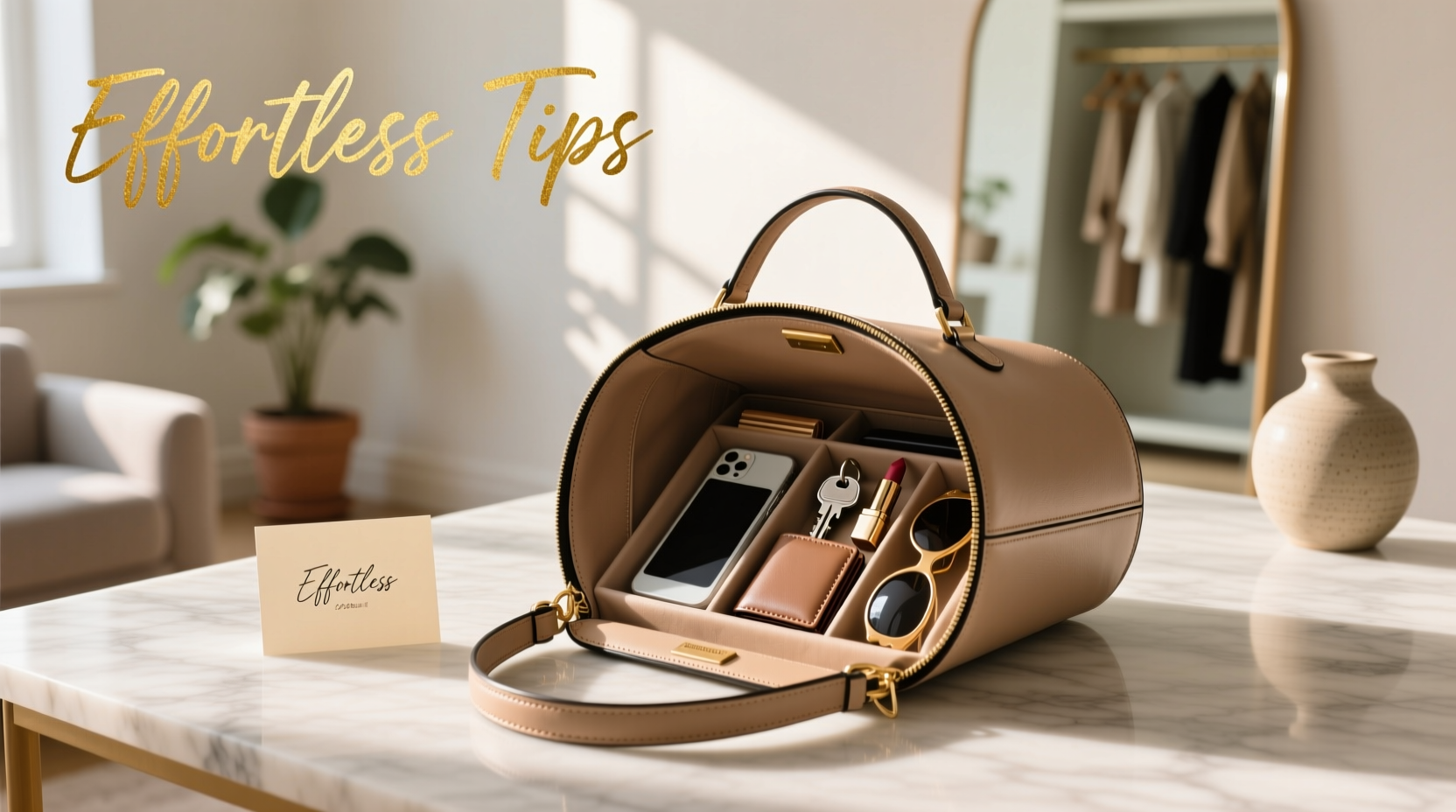 effortless tips for organizing your large bucket handbag like a pro