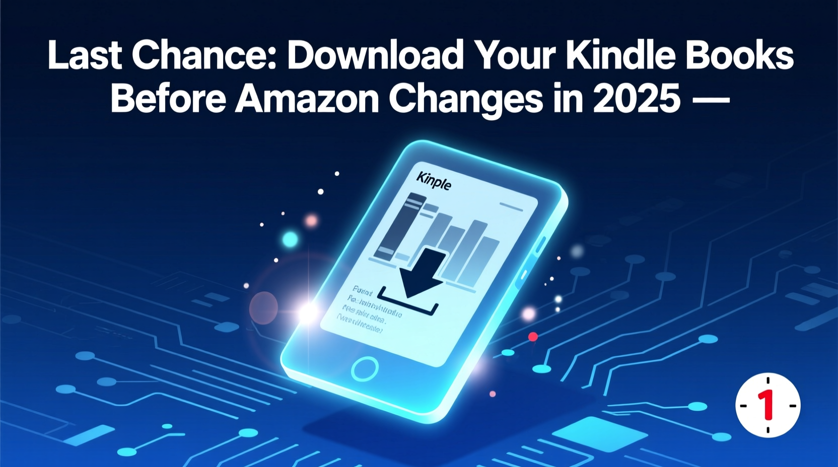 Last Chance: Download Your Kindle Books Before Amazon Changes in 2025