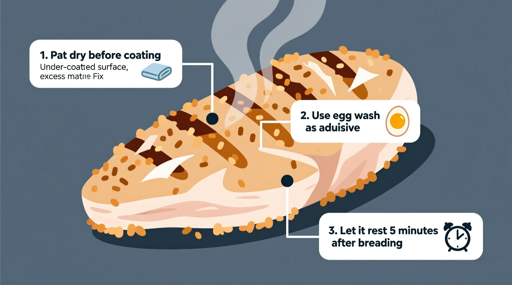 breading falling off chicken top reasons easy fixes