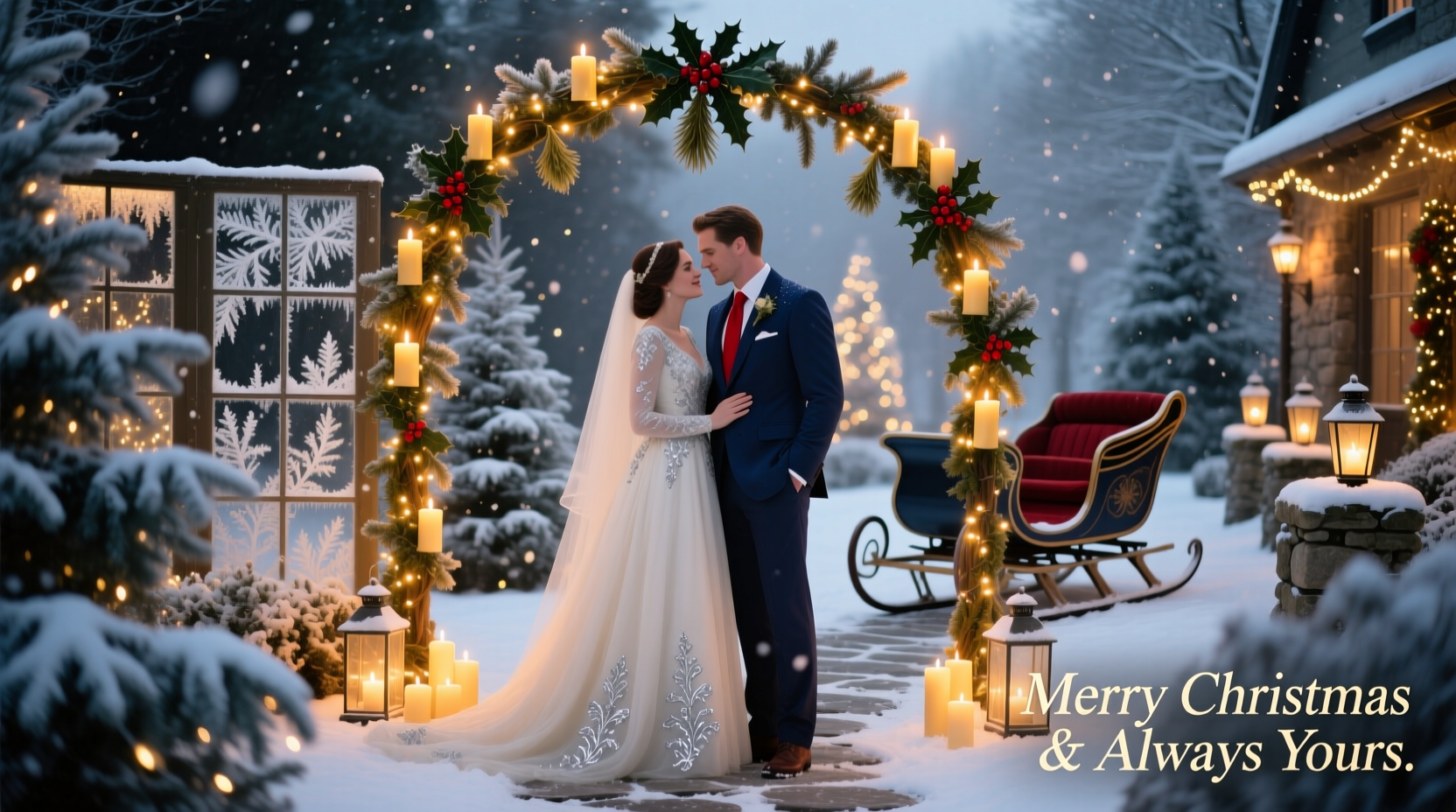 a wedding date for christmas