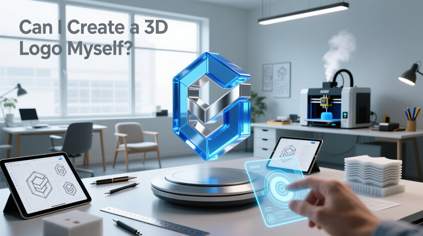 How to choose 3d plastic logo,Can I create a 3D logo myself?