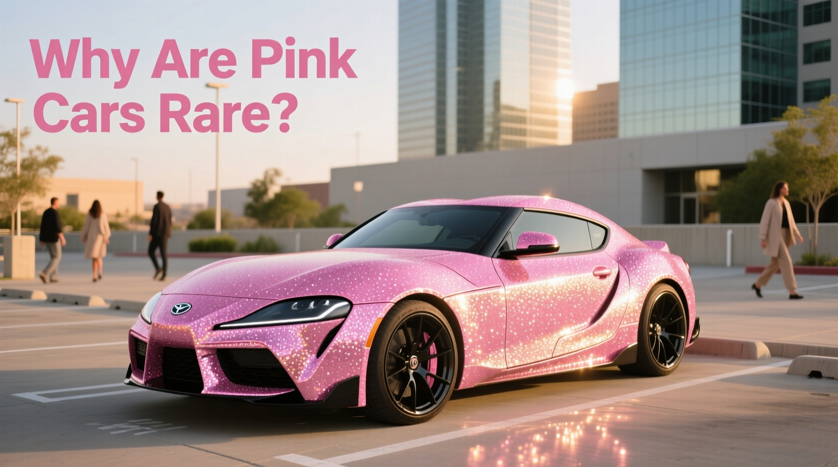 How to choose pink glitter car,Why are pink cars rare?