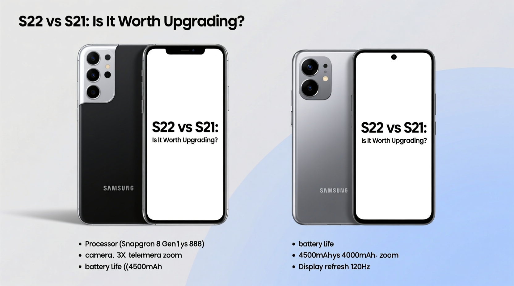 samsung s22 vs s21 is it worth upgrading or sticking with the older model