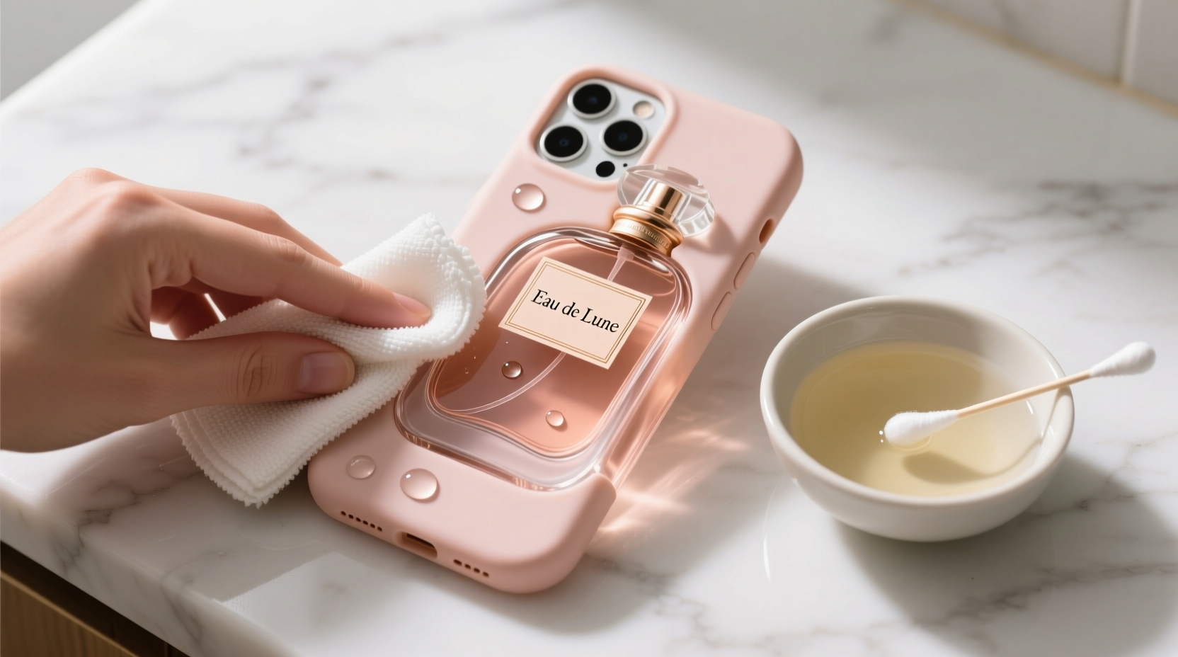effective methods to clean your soft funda perfume bottle phone case safely and easily