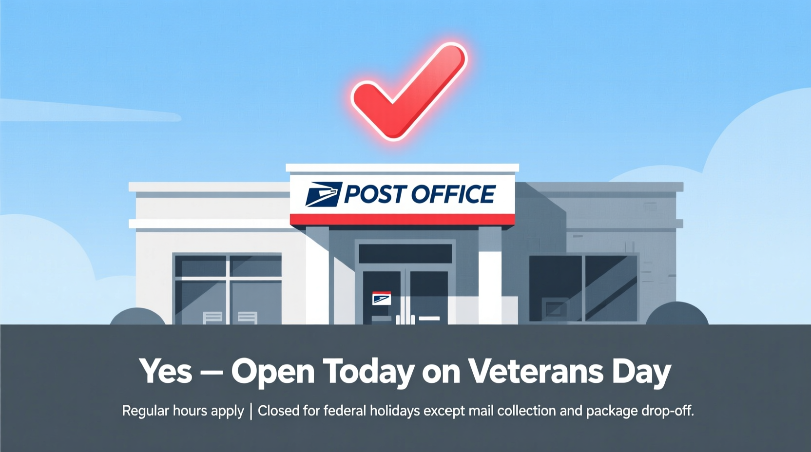 is the post office open today on veterans day