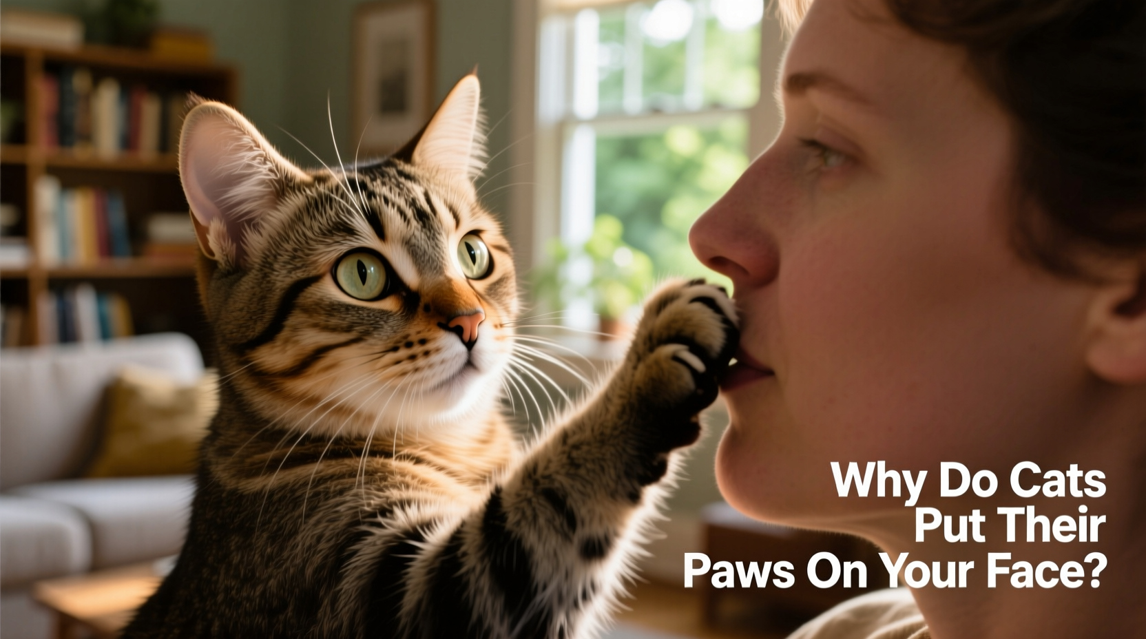 why do cats put their paws on your face decoding feline behavior