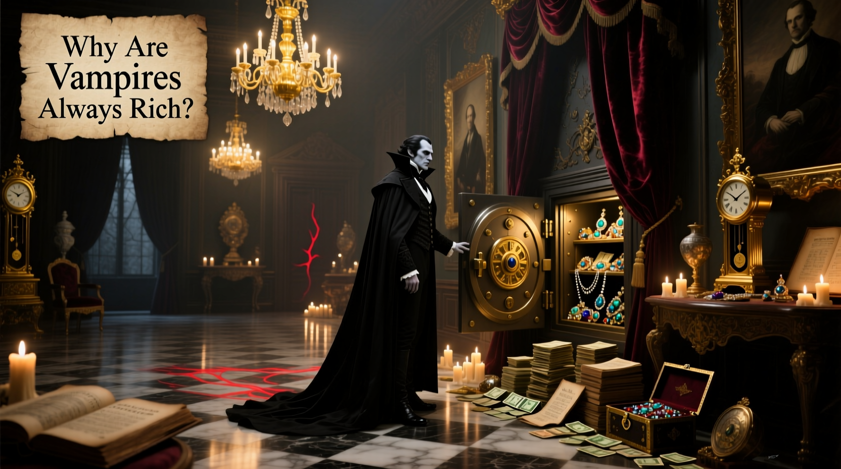 why are vampires always rich exploring their wealth in lore