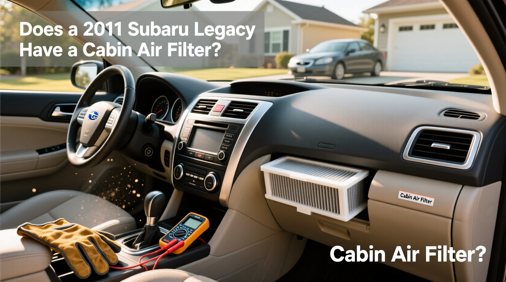 2011 subaru legacy cabin air filter guide