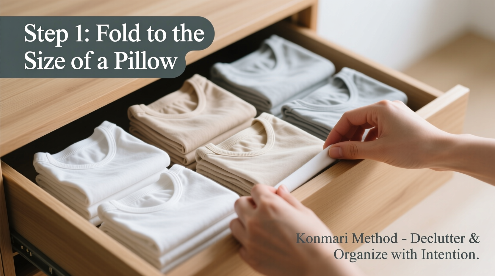 master the konmari method step by step guide to perfectly folding underwear for a clutter free drawer