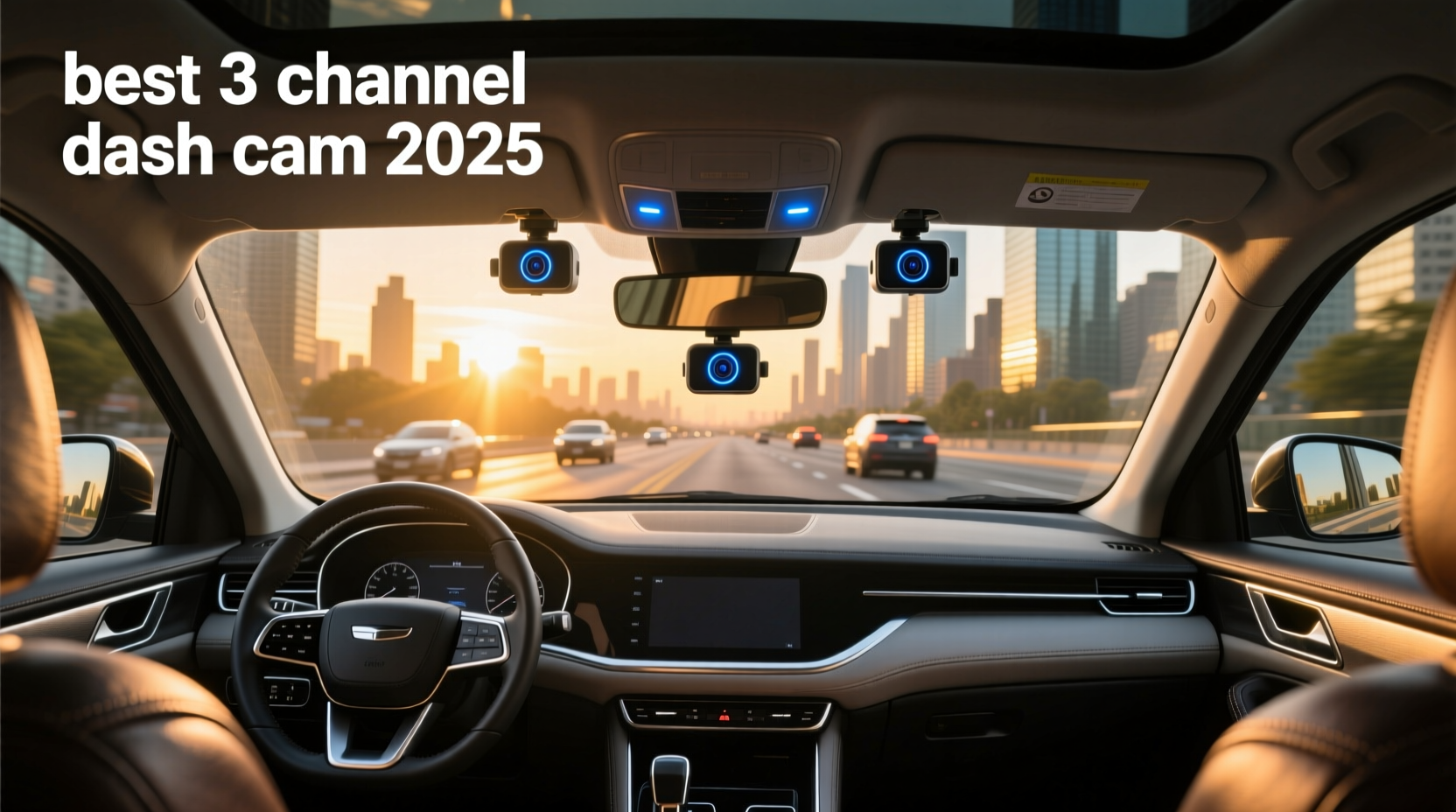 What is the best 3 channel dash cam 2025 for full vehicle coverage?