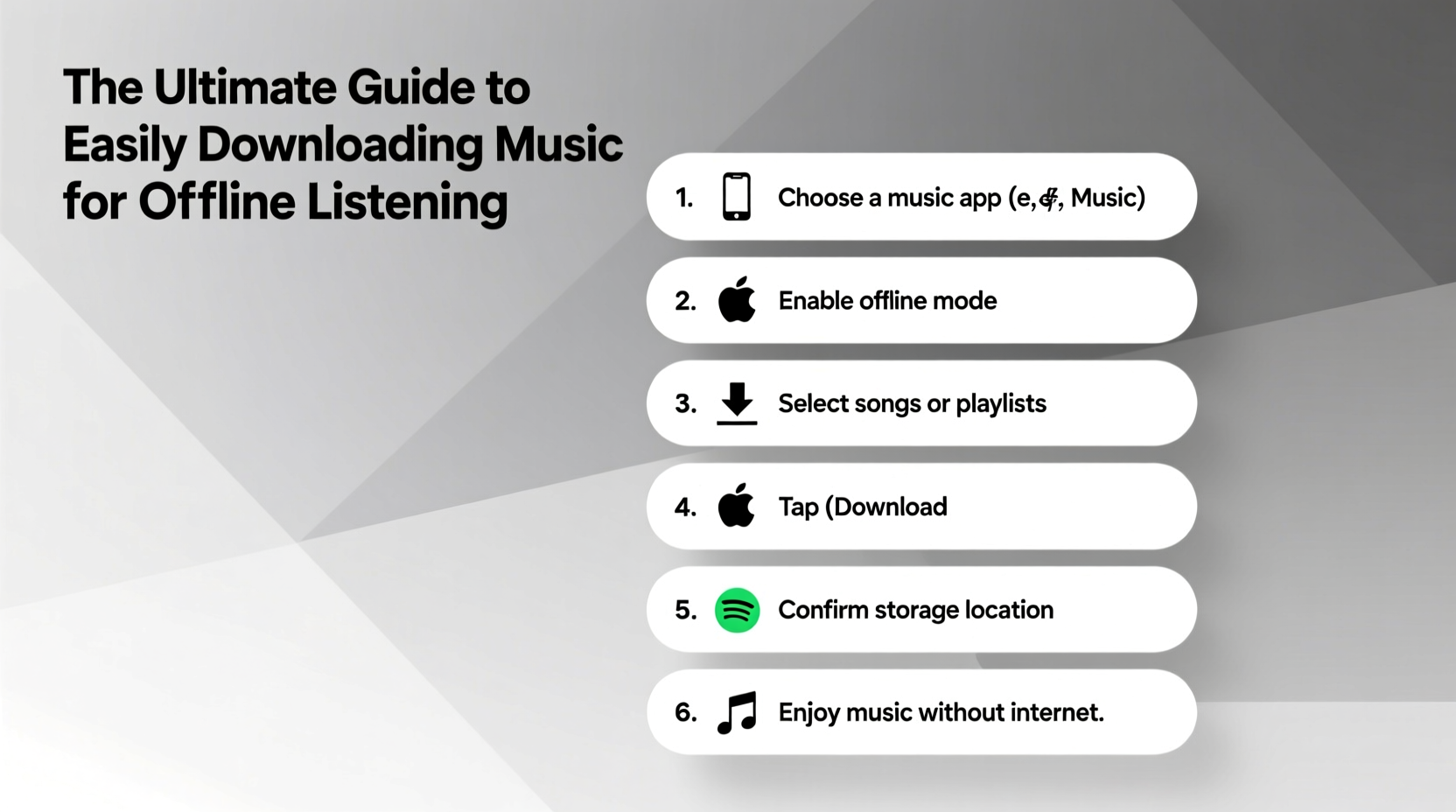the ultimate guide to easily downloading music to your phone for offline listening