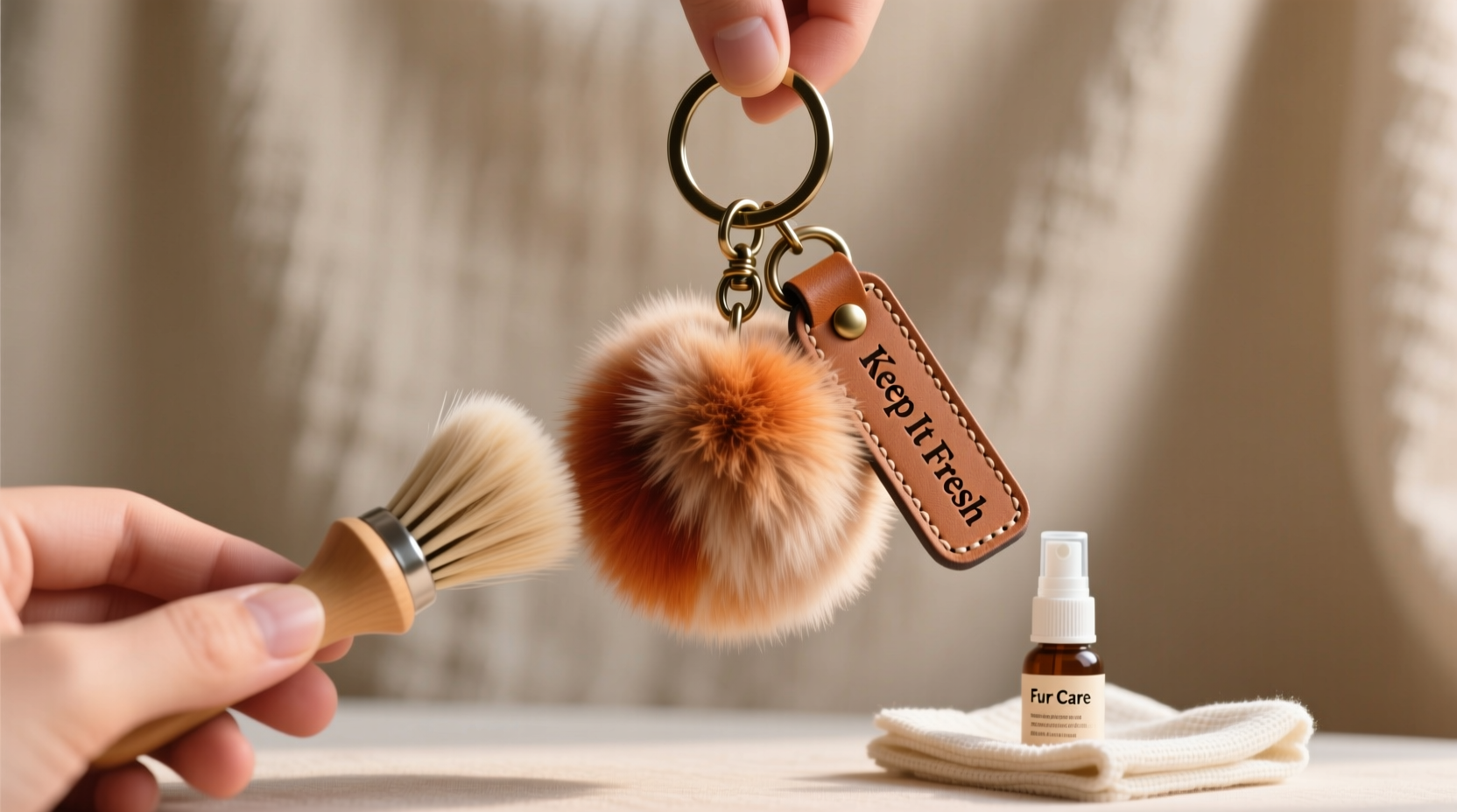 essential tips to extend the life of your fur pompom keychain and keep it looking fresh