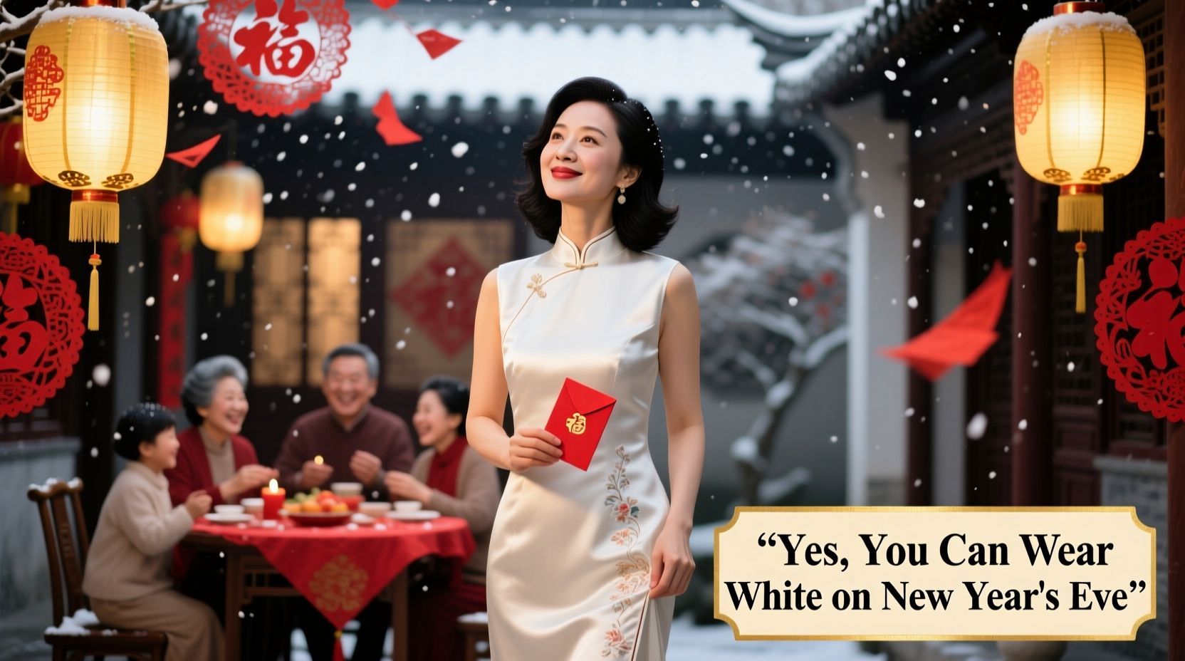 can you wear white on new year eve