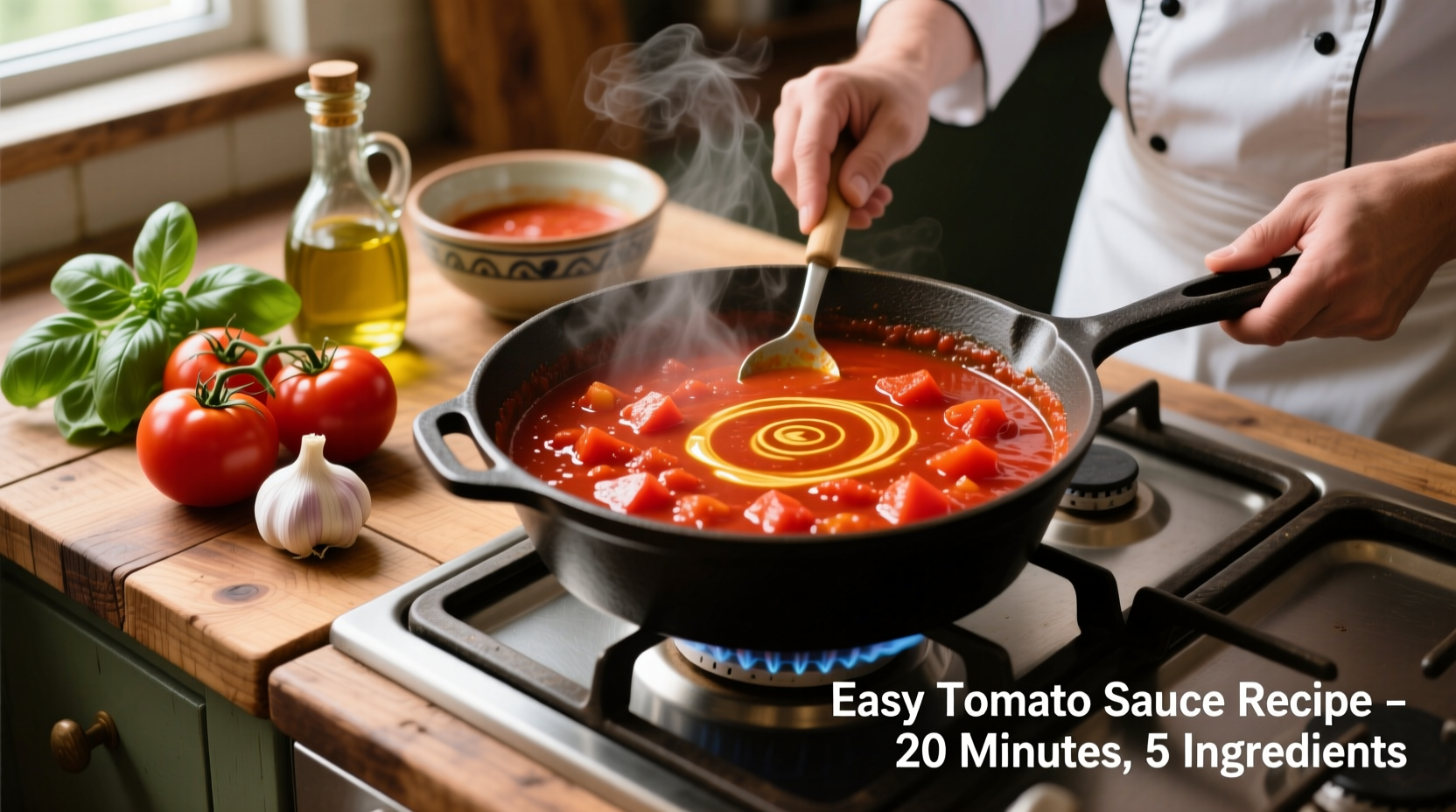 Easy 30-Minute Tomato Sauce Recipe with Pantry Staples