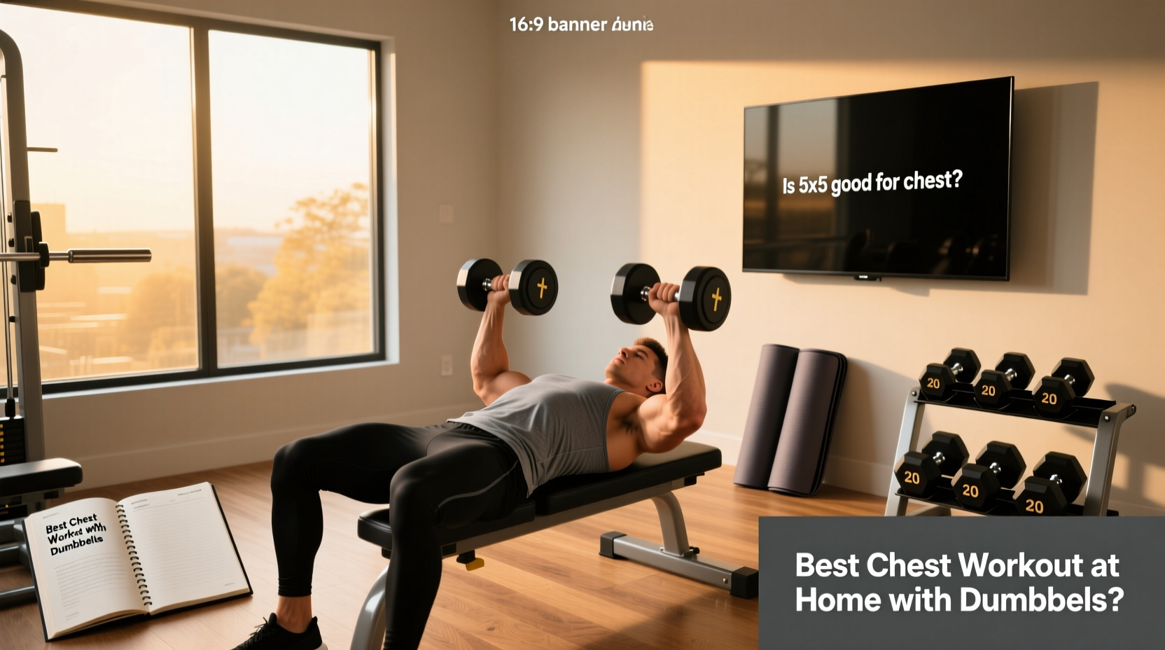 best chest workout at home with dumbbells