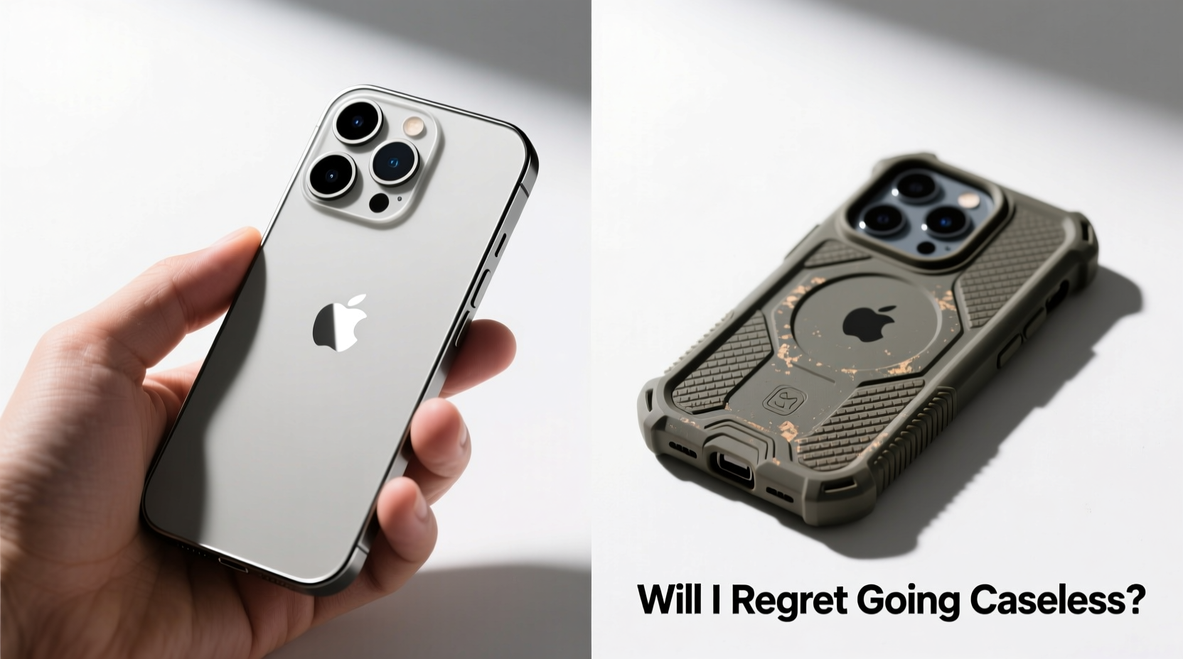 iphone 15 with a case vs naked will i regret going caseless