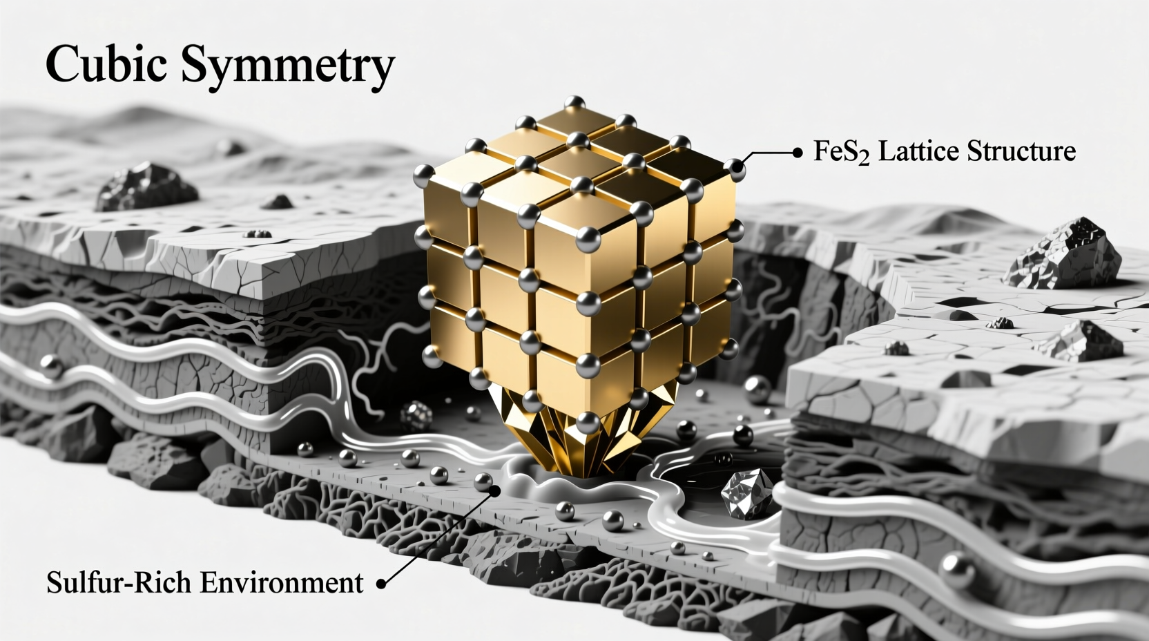 why is pyrite square understanding cubic pyrite formation