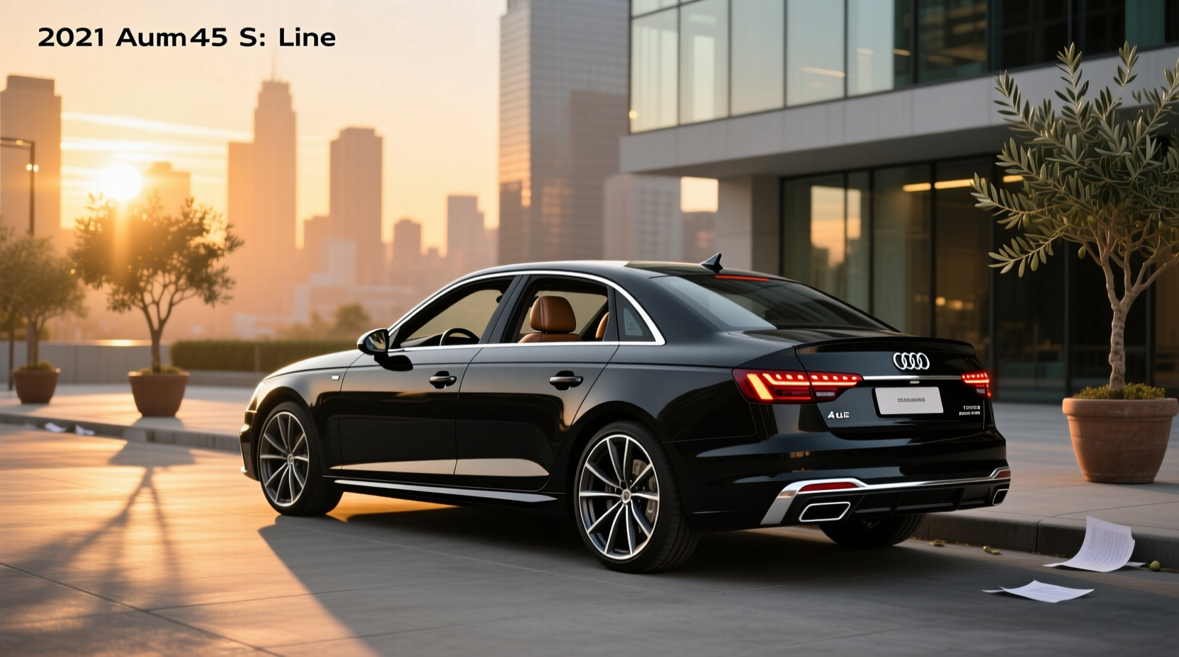 2021 Audi A4 45 S line Premium in urban setting