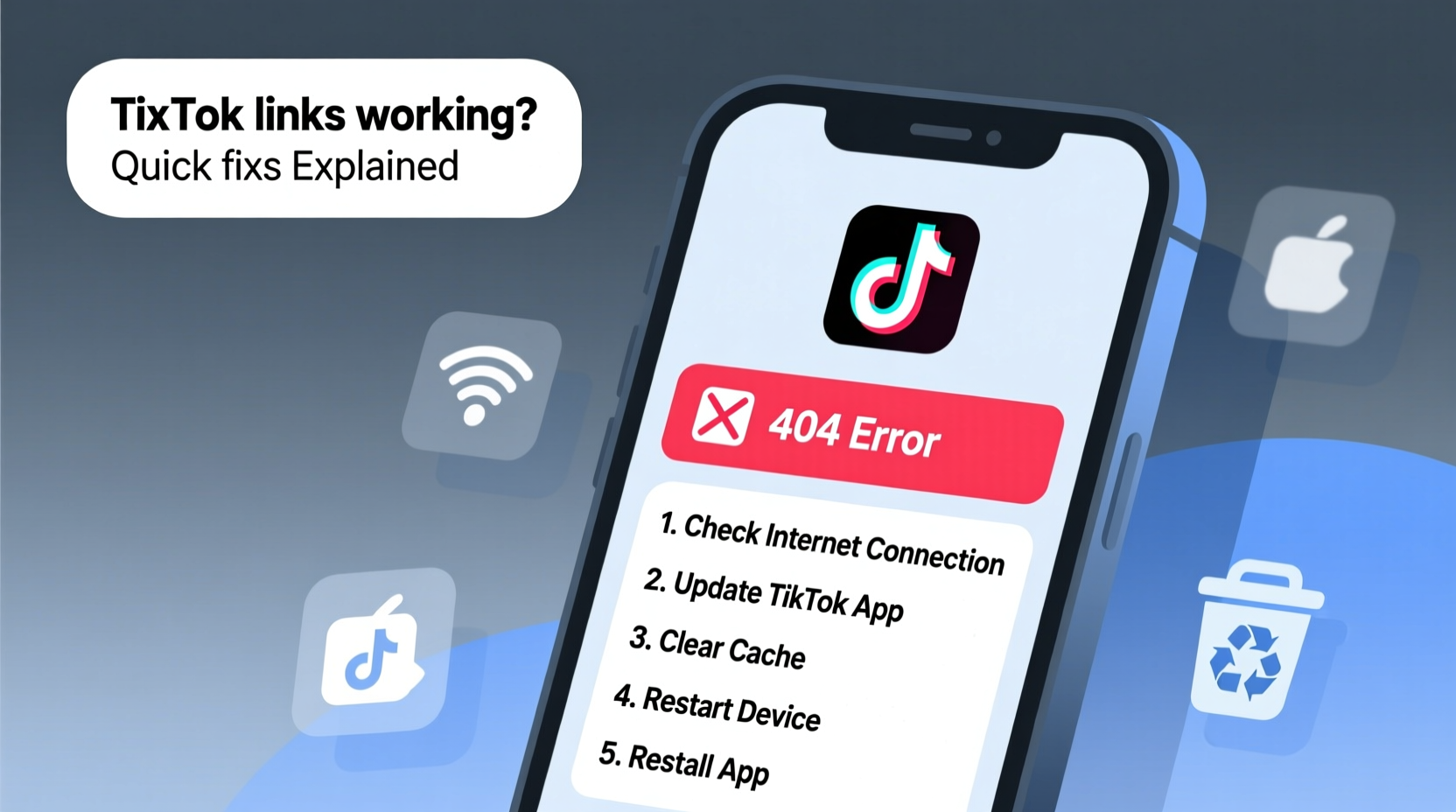 tiktok links not working troubleshooting quick fixes