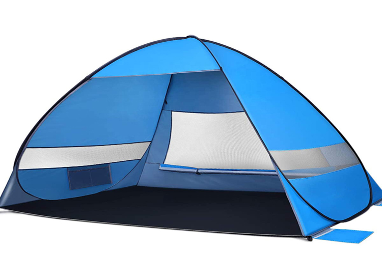 2020 Hot Selling 190T polyester PU Coated Beach Shade Tent Manufacturer, High Quality Low Price UPF50+ Pop Up Beach Tent/
