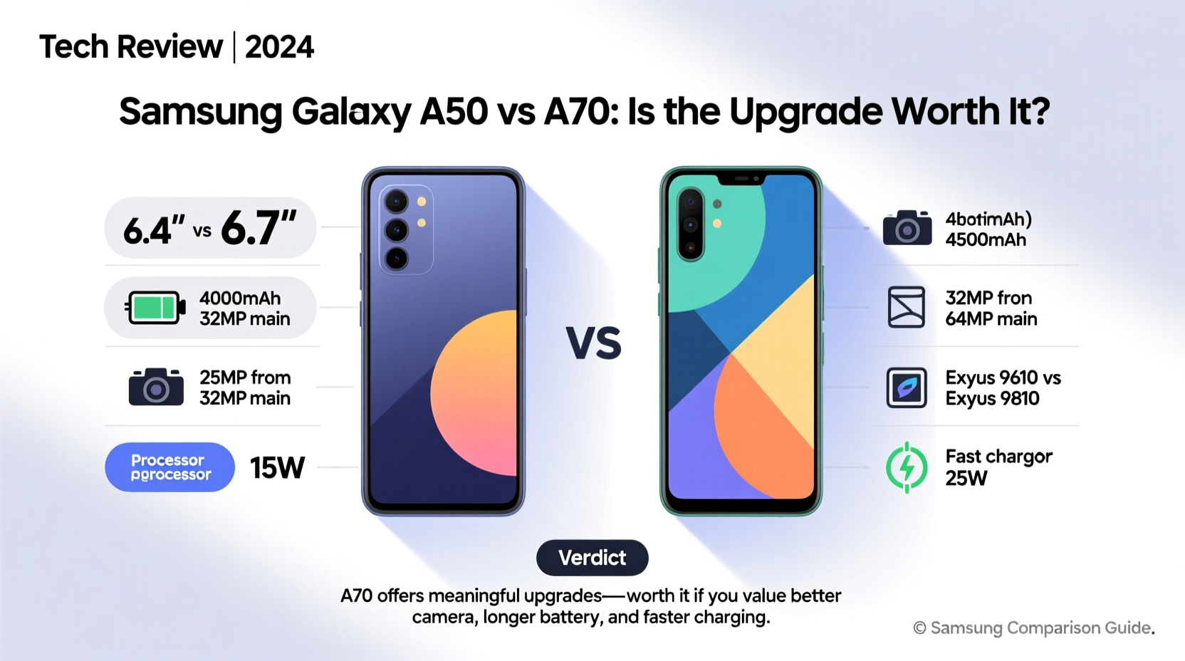 samsung a50 vs a70 is it worth upgrading or is the a70 just hype