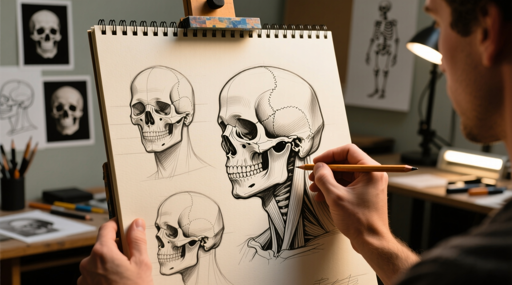 mastering head drawing techniques to sketch the head from any angle with confidence