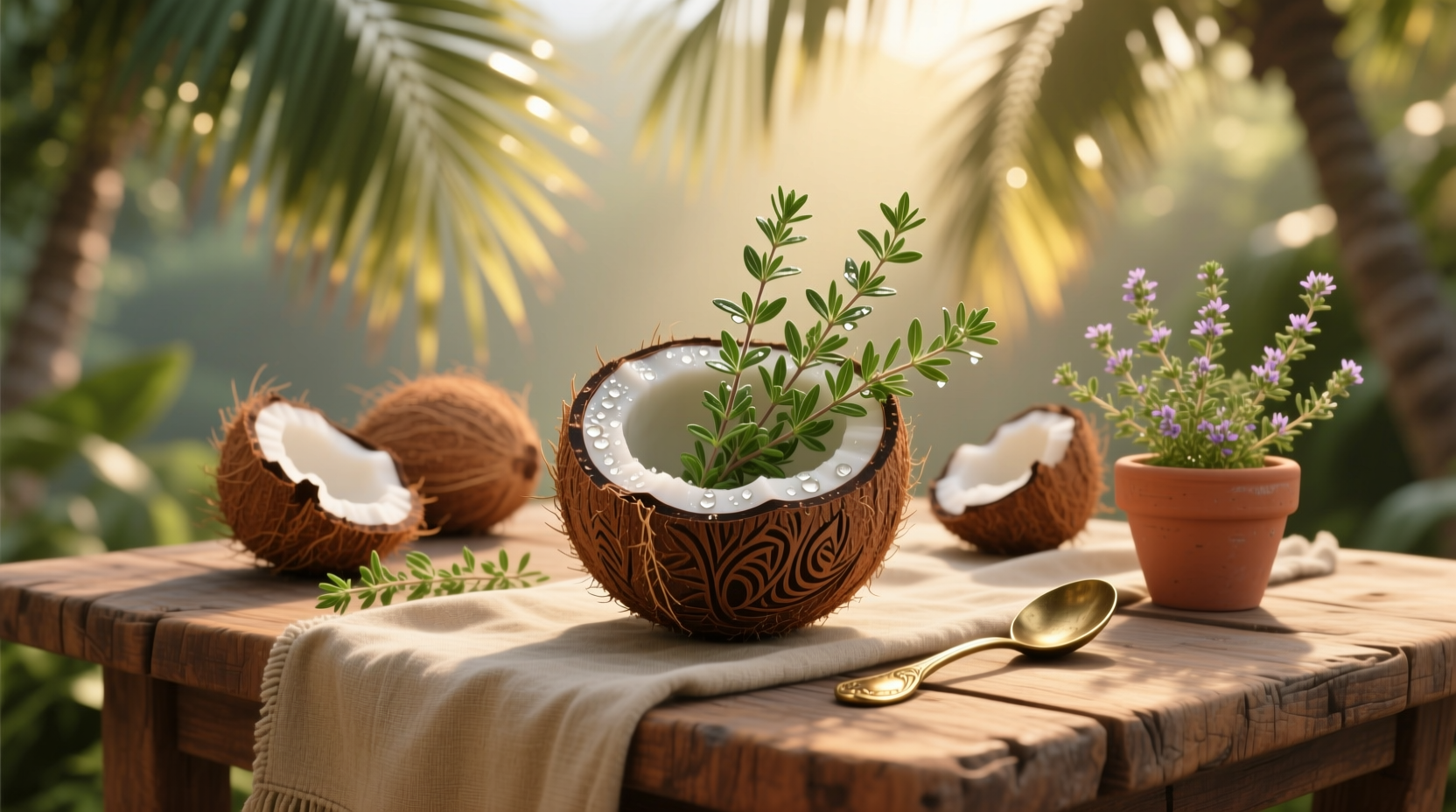 coconut thyme