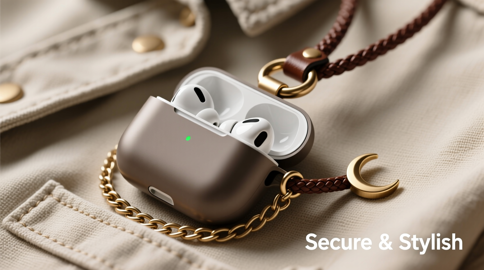 creative ways to secure a chain to your airpods pro case for convenience and style