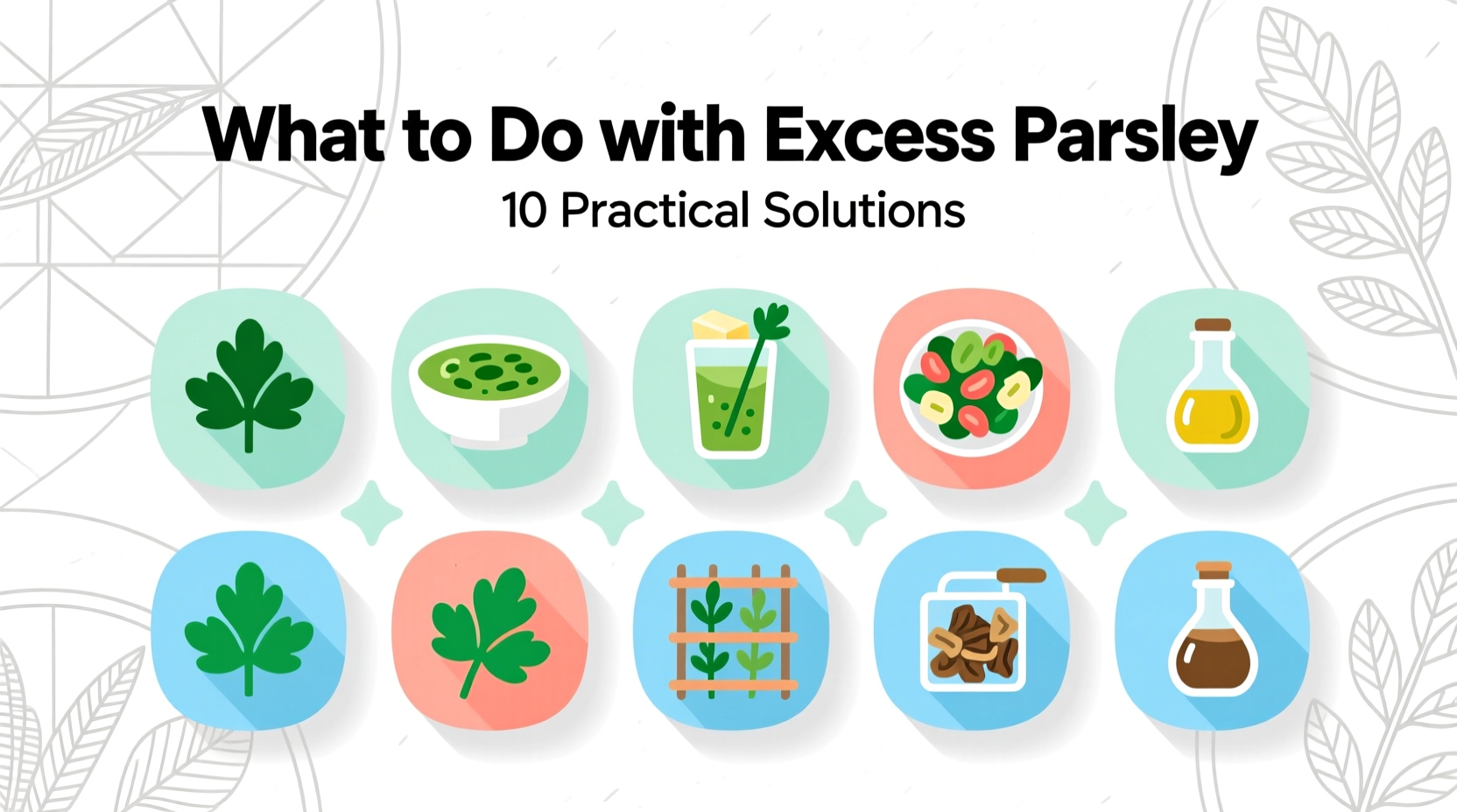 What to Do with Excess Parsley: 10 Practical Solutions