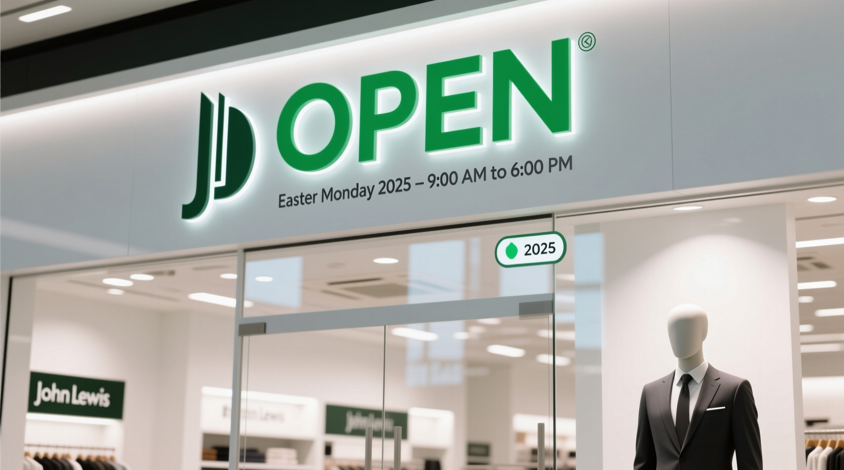 is john lewis open easter monday
