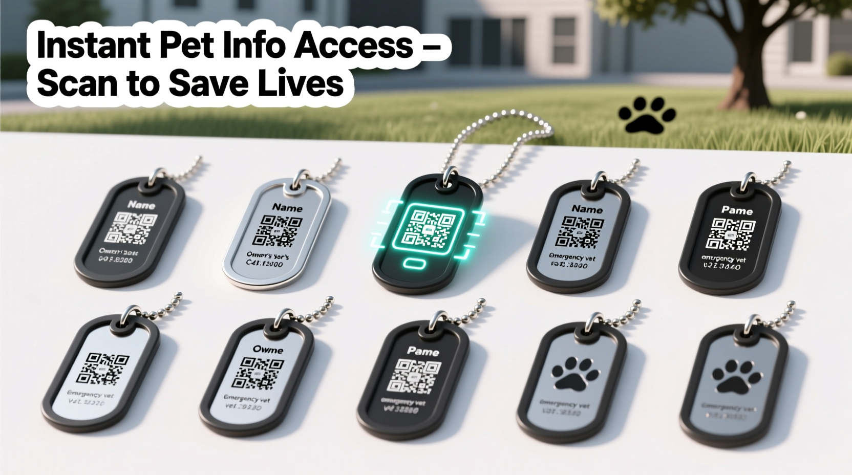 top 10 best dog tags with qr code for instant pet info access