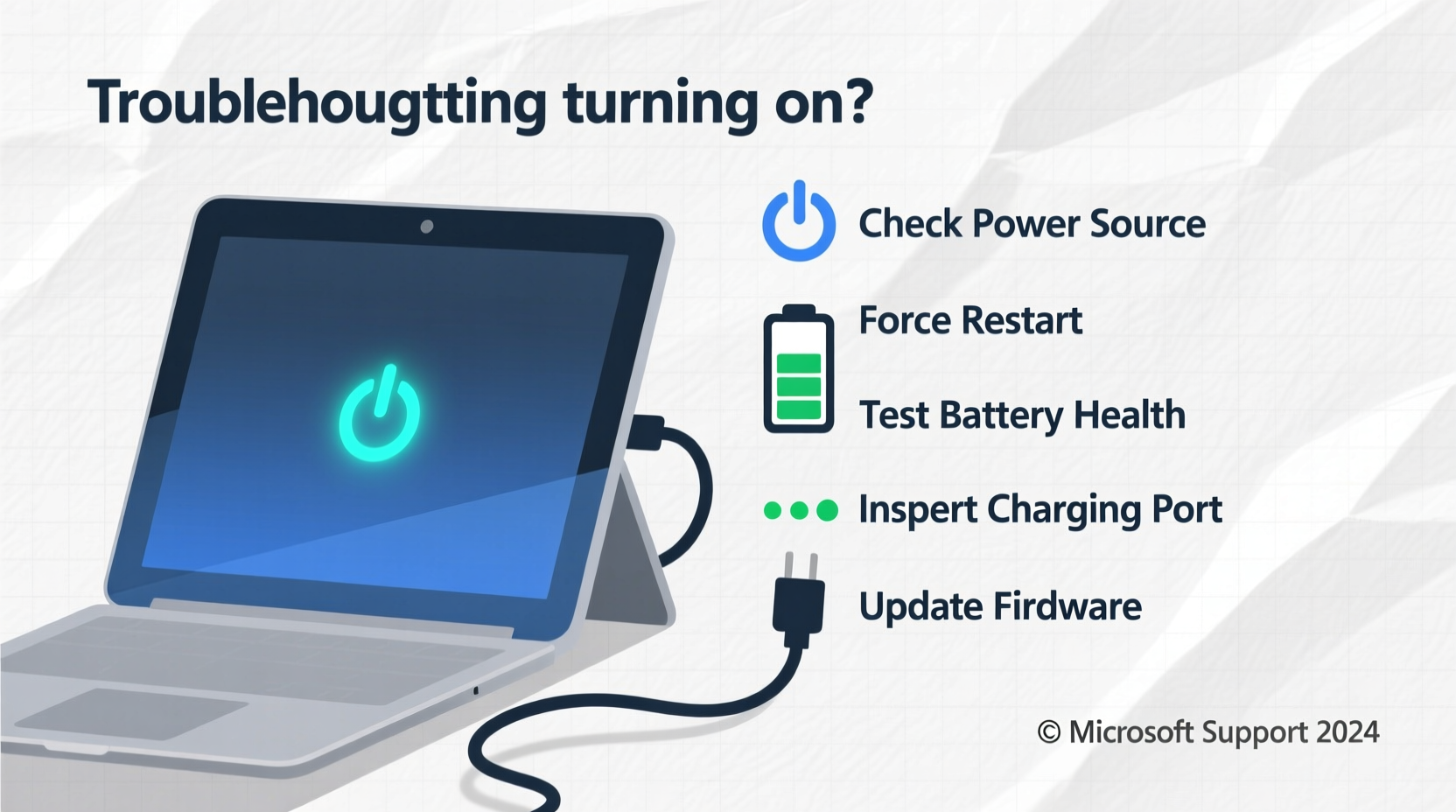 surface pro wont turn on troubleshooting solutions