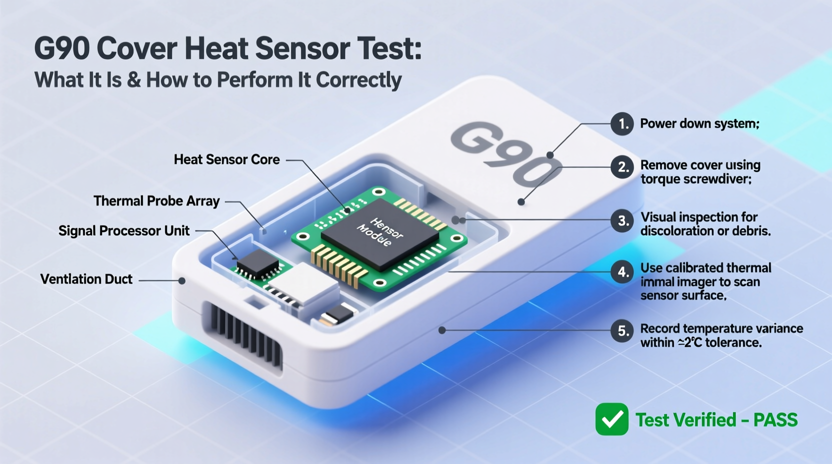 g90 cover heat sensor test