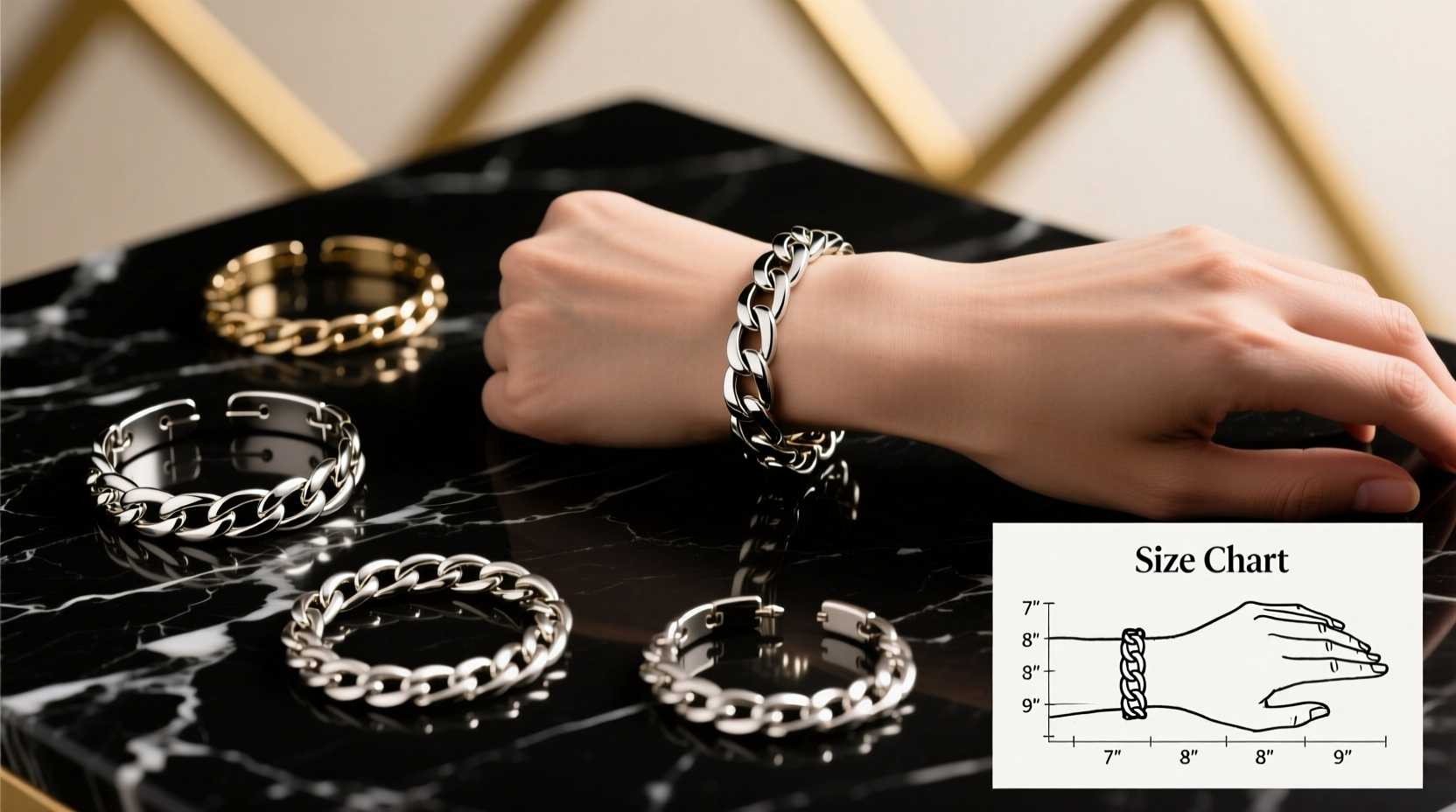 the ultimate guide to selecting the perfect cuban link bracelet size for your style and comfort