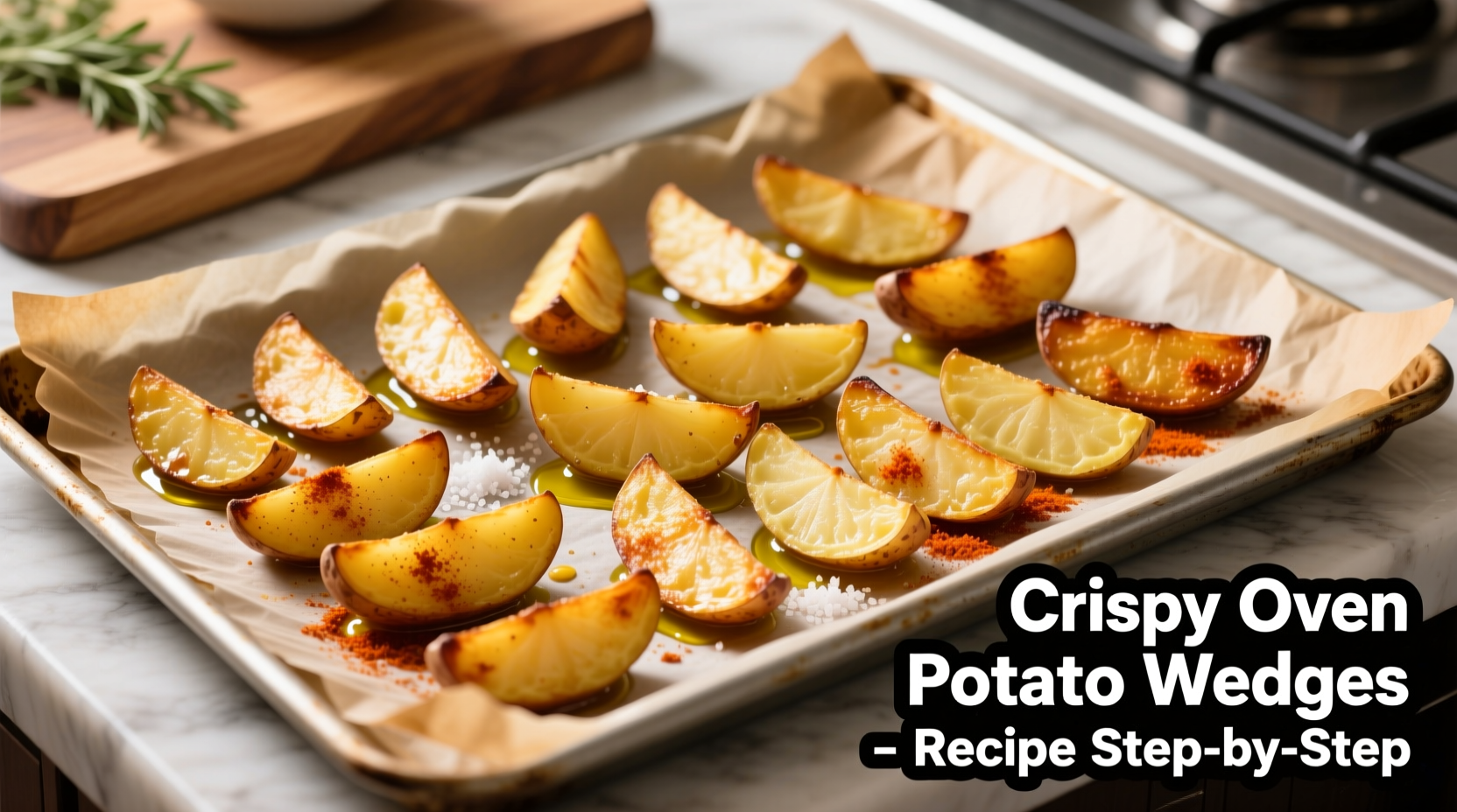 how to make potato wedges in the oven