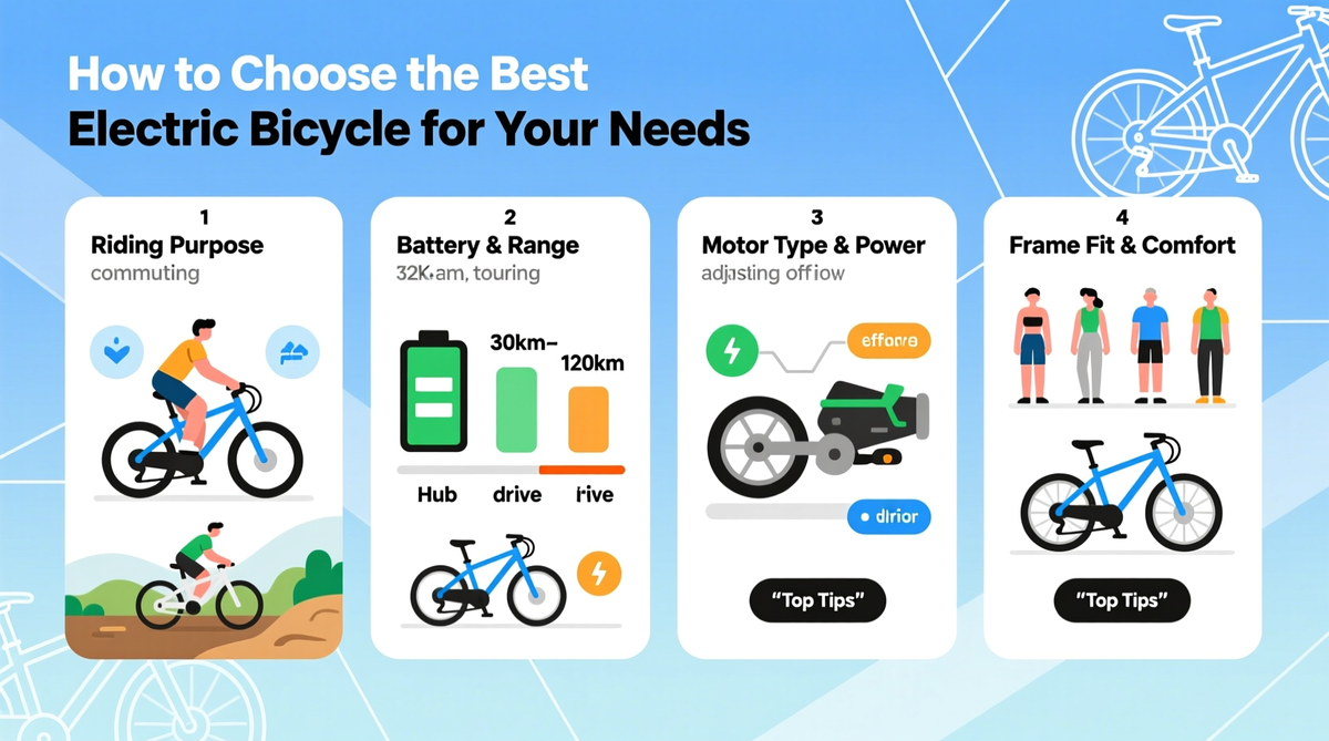 How to Choose the Best Electric Bicycle for Your Needs
