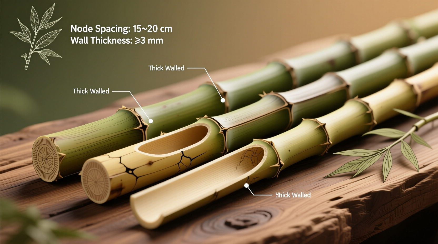 raw bamboo for flute making