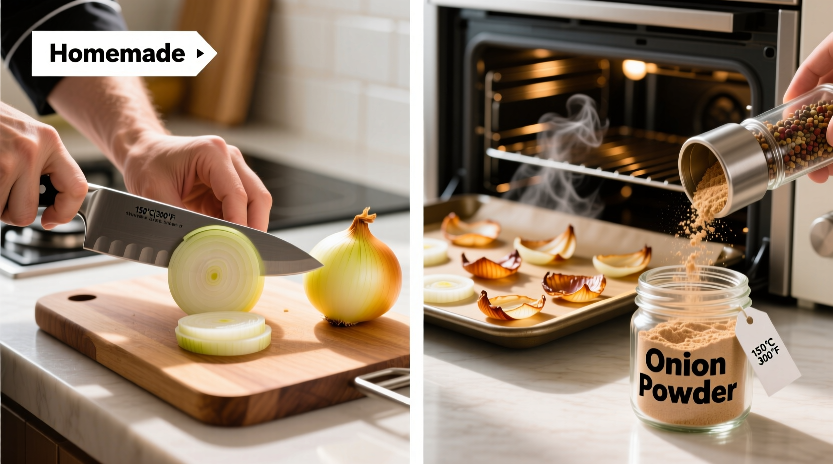 how to prepare onion powder