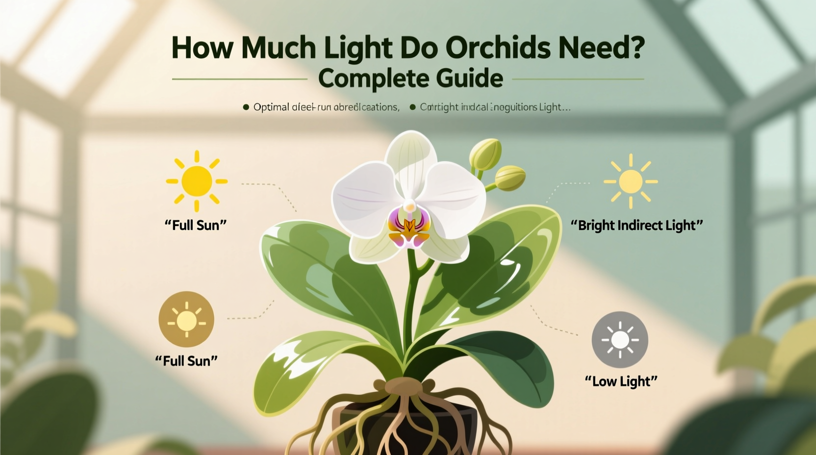 how much light does orchids need